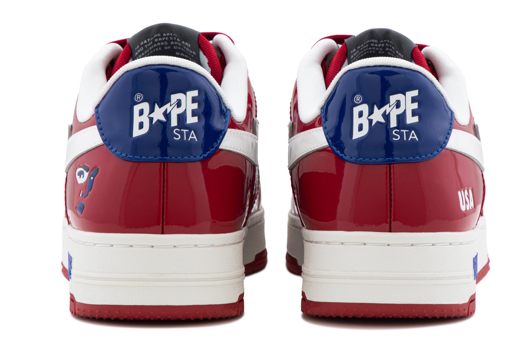 BAPE STA™ SUPERBAPE CUP by KidSuper RED 001FWM231928 3
